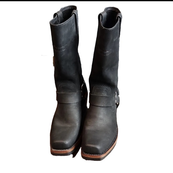 Harley Davidson Midcalf Black Moto Boots - Picture 11 of 16